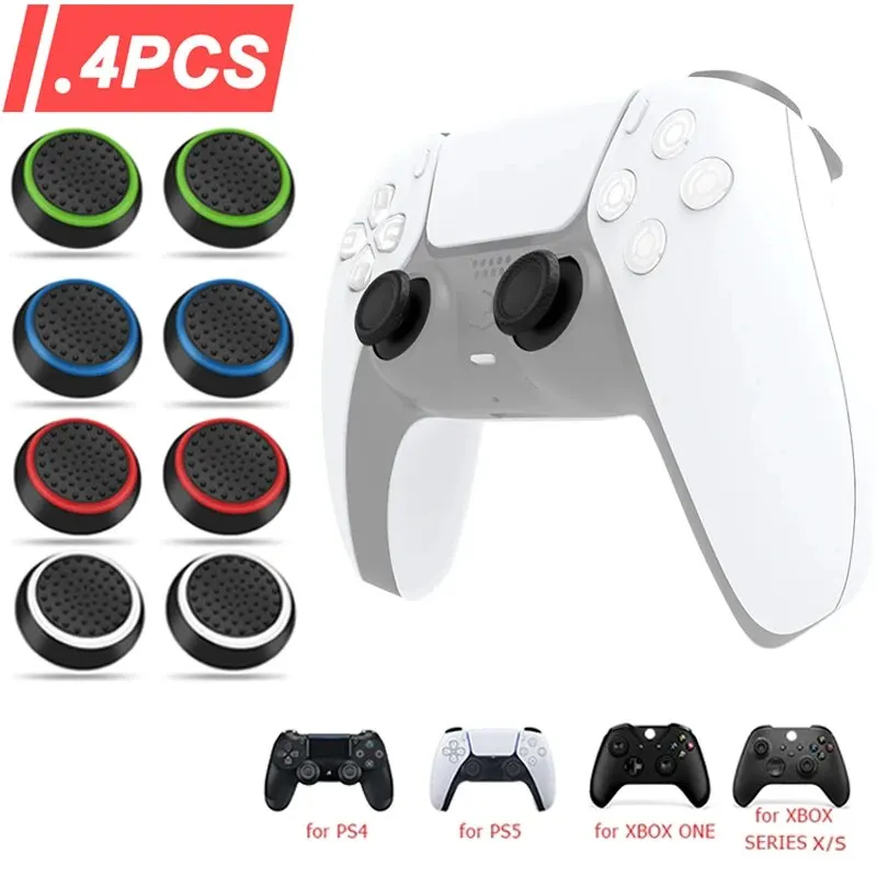 Gaming Accessories Xbox Series X - 4PCS Silicone Analog ThumbStick Grip Caps
