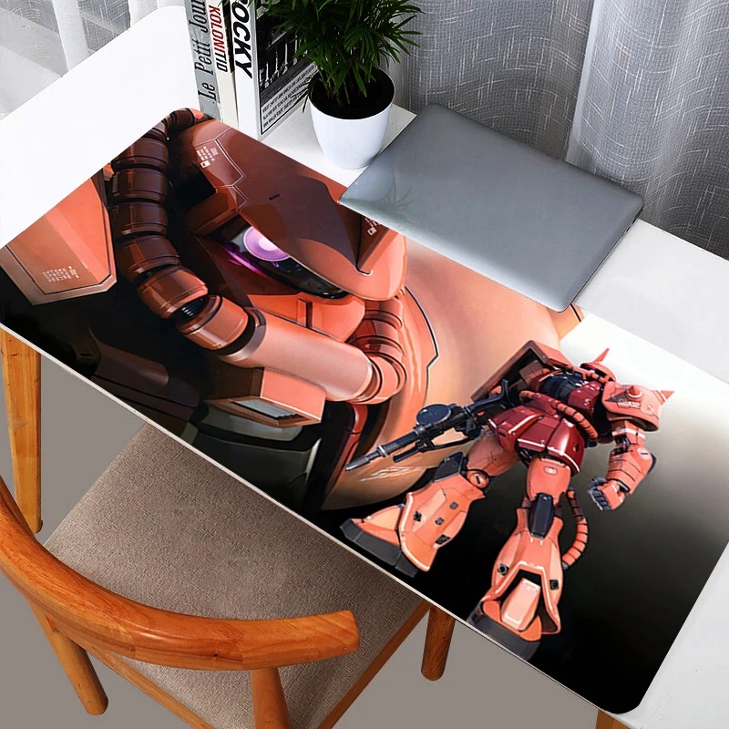 Gaming Accessories Keyboards - 90x40cm Gundam Zaku II Mouse Pad