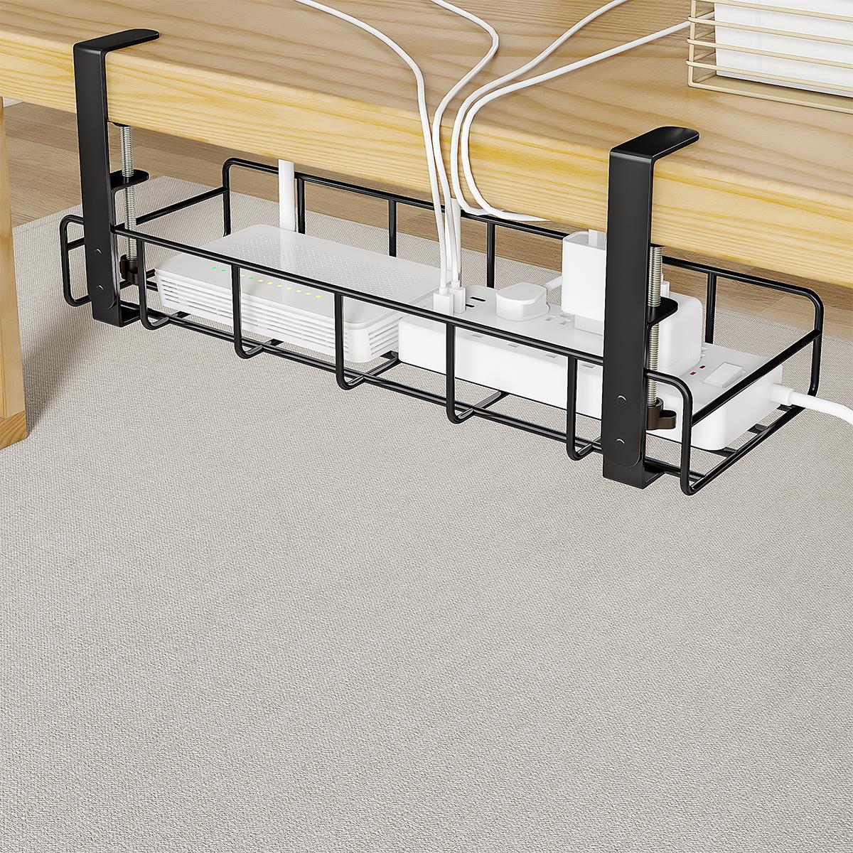 No Drill Under Desk Cable Mana - Gaming Accessories Organizer 评论和价格