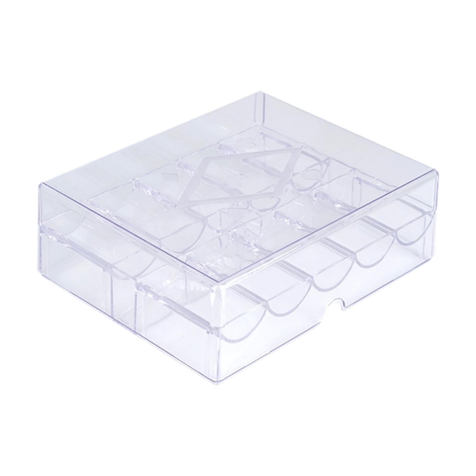 Acrylic Clear Chip Case Chip C - Gaming Accessories Organizer 评论和价格