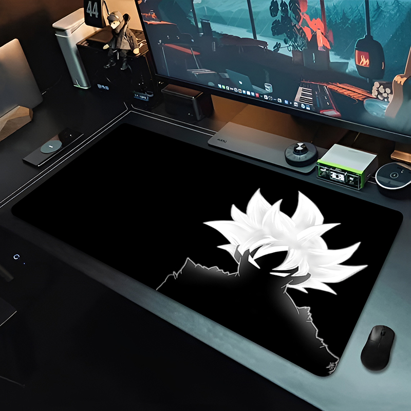 DBZ Black Anime Mouse Pad Drag - Gaming Accessories Keyboards 评论和价格