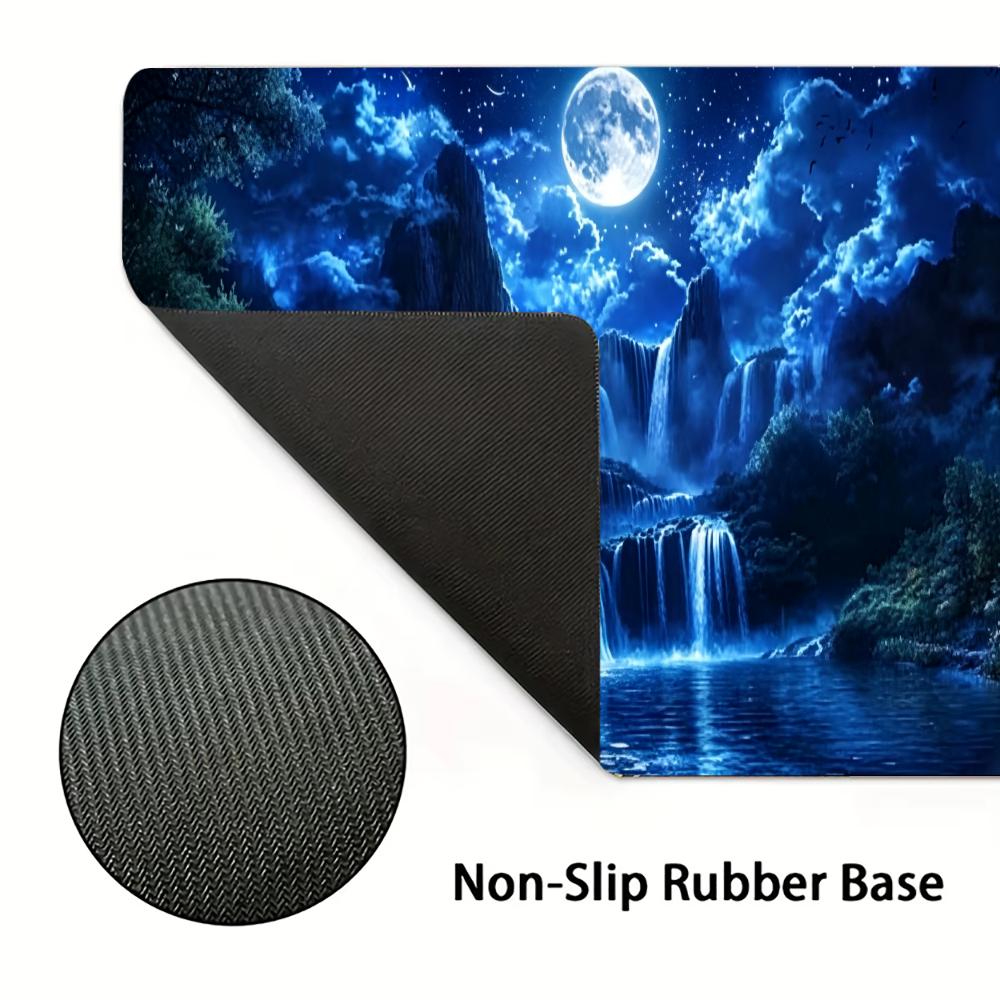 Moonlit Waterfall Landscape Pc - Gaming Accessories Organizer 评论和价格