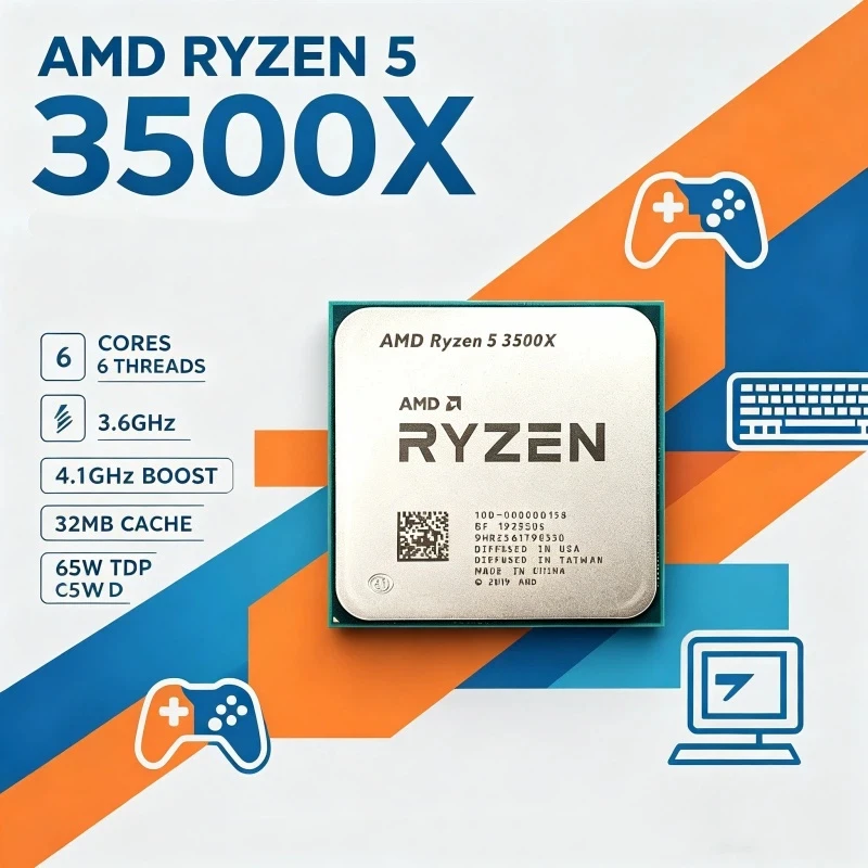AMD Ryzen 5 3500X AM4 Desktop  - Amd Cpu Ryzen 5 评论和价格