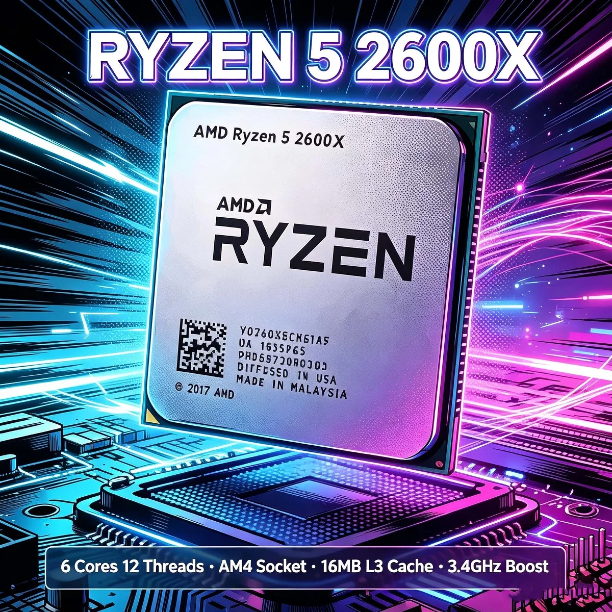 AMD Ryzen 5 2600X 3.6GHz Gamin - Amd Cpu Ryzen 5 评论和价格