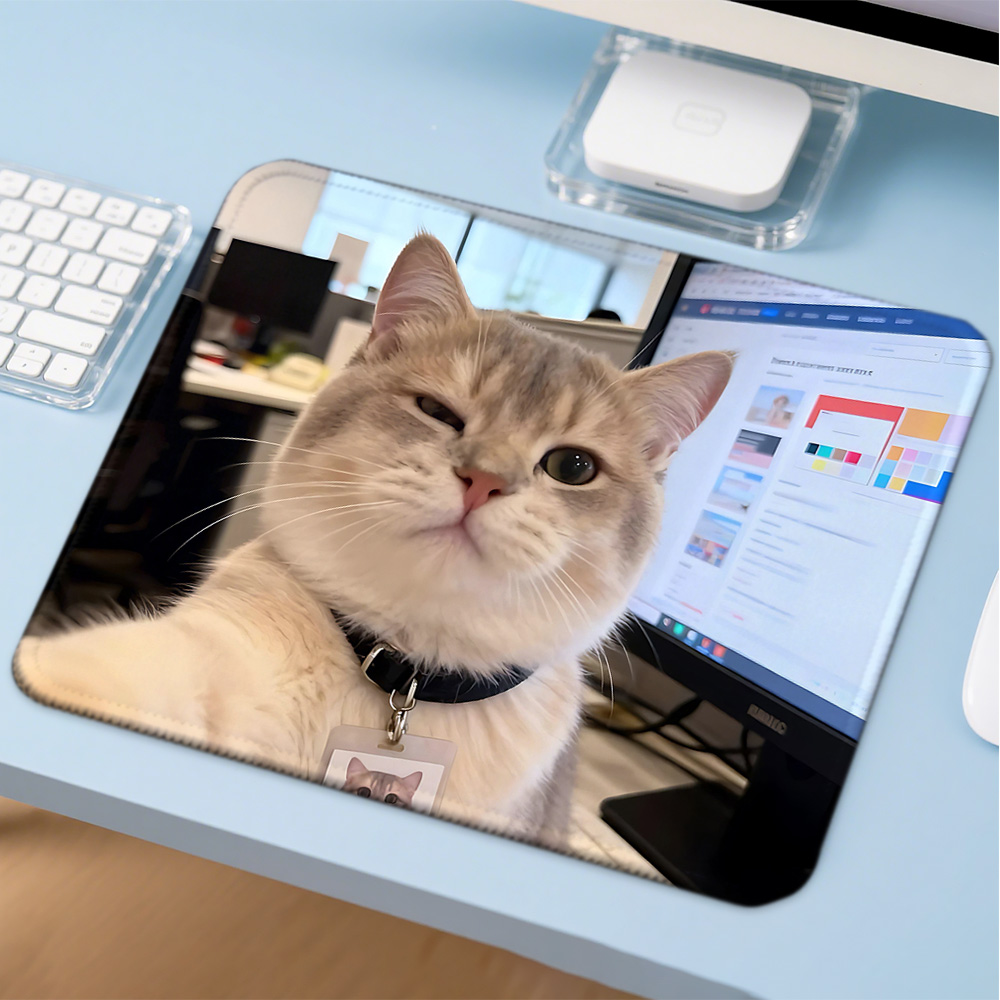 Mosepad Kawaii Funny Cat Compu - Gaming Accessories Companies 评论和价格