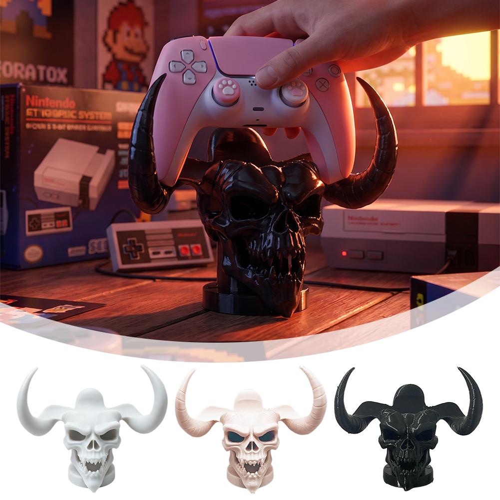 Unique Devil Skull Horn Contro - Gaming Accessories Organizer 评论和价格