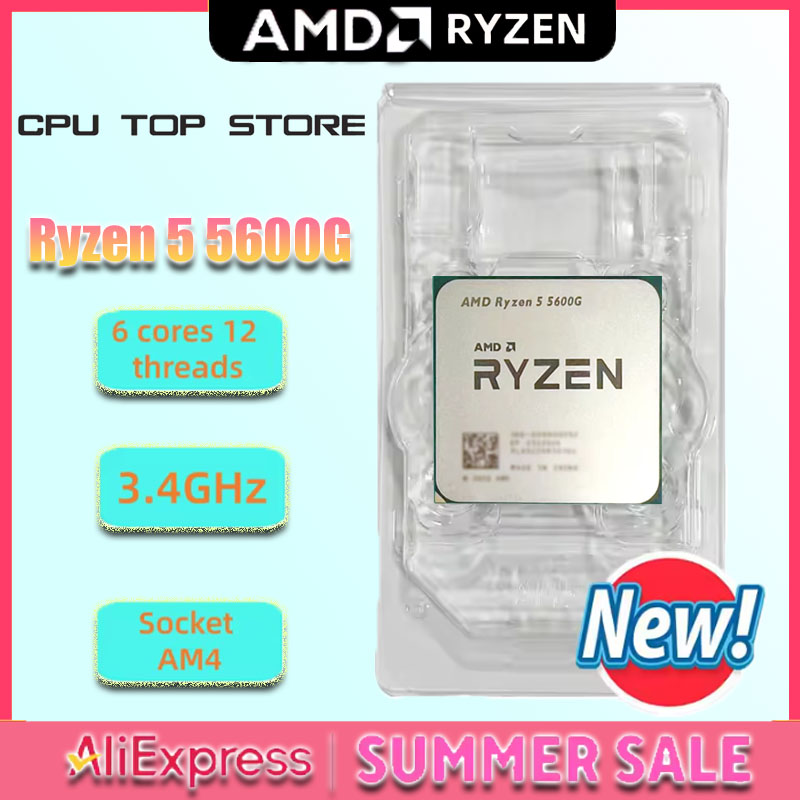 AMD Ryzen 5 5600G 6C/12T 4.4GH - Amd Cpu Ryzen 5 评论和价格