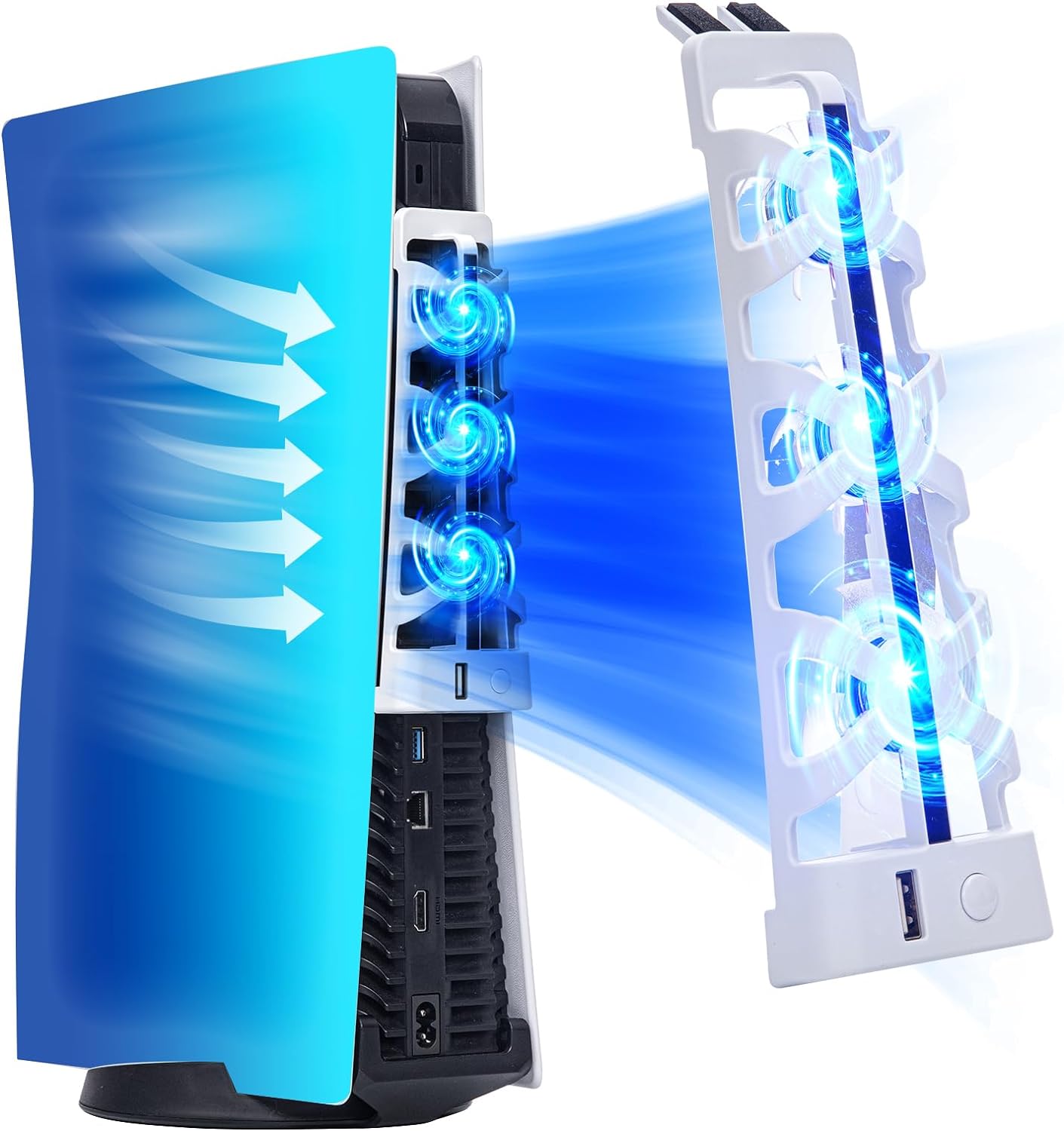 For PS5 Slient Cooling Fan wit - Gaming Accessories Playstation 评论和价格