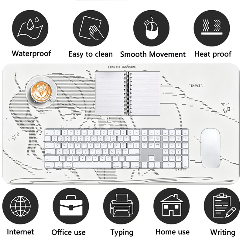 1Pcs Leather Mouse Pad Anime A - Gaming Accessories Girls 评论和价格